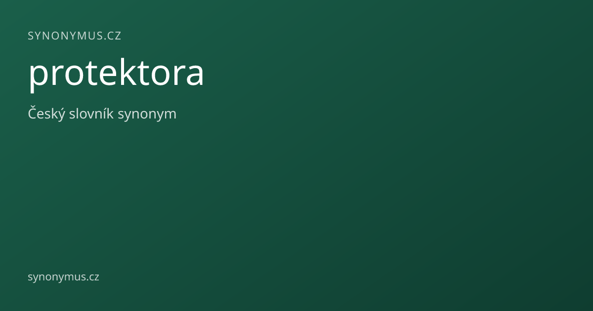 Náhled odkazu: protektora