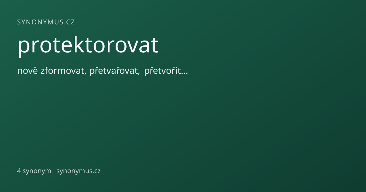 Náhled odkazu: protektorovat