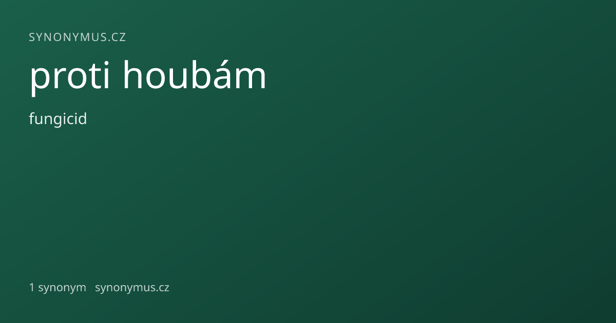 Náhled odkazu: proti houbám