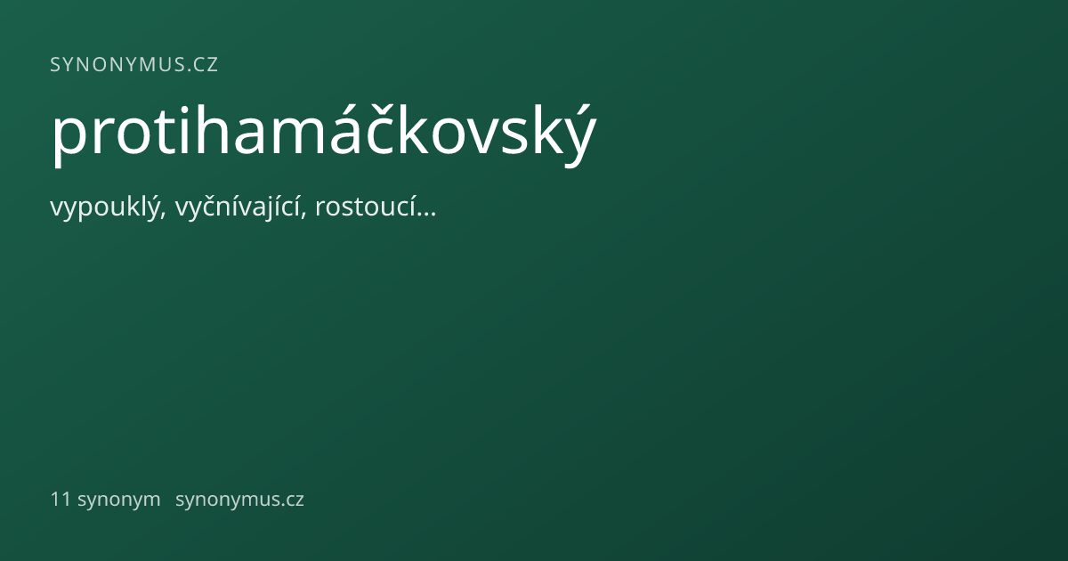 Náhled odkazu: protihamáčkovský