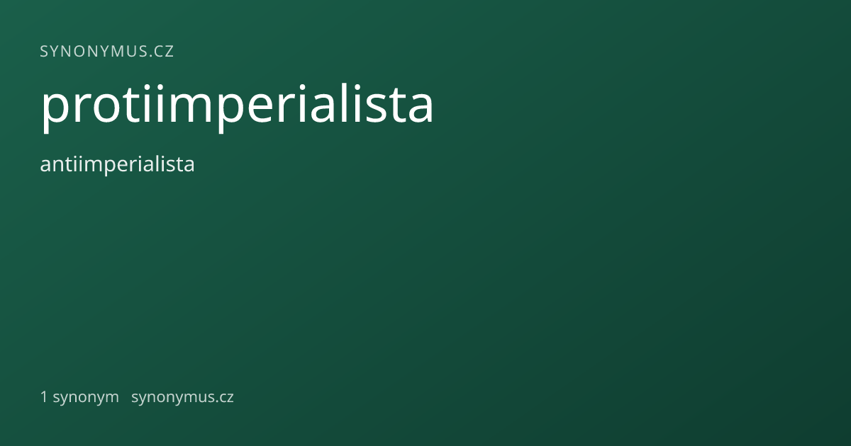 Náhled odkazu: protiimperialista