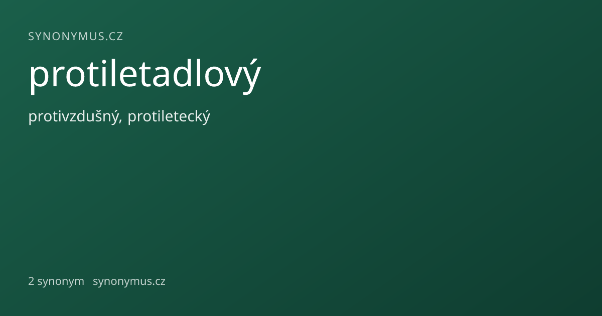 Náhled odkazu: protiletadlový