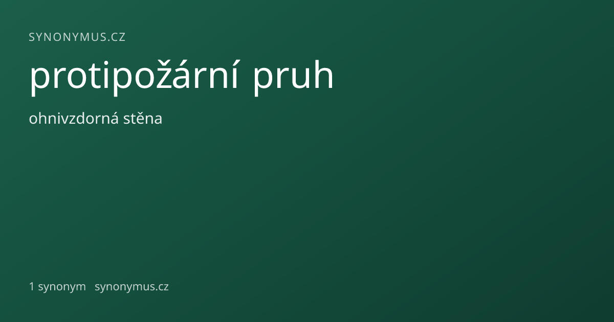 Náhled odkazu: protipožární pruh
