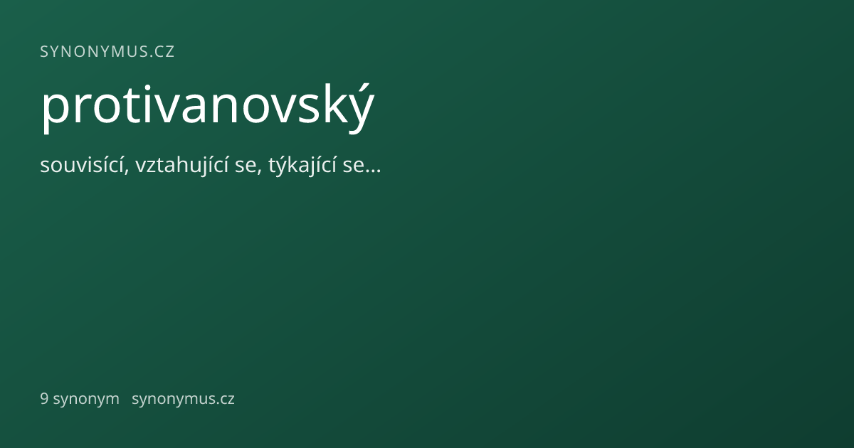 Náhled odkazu: protivanovský