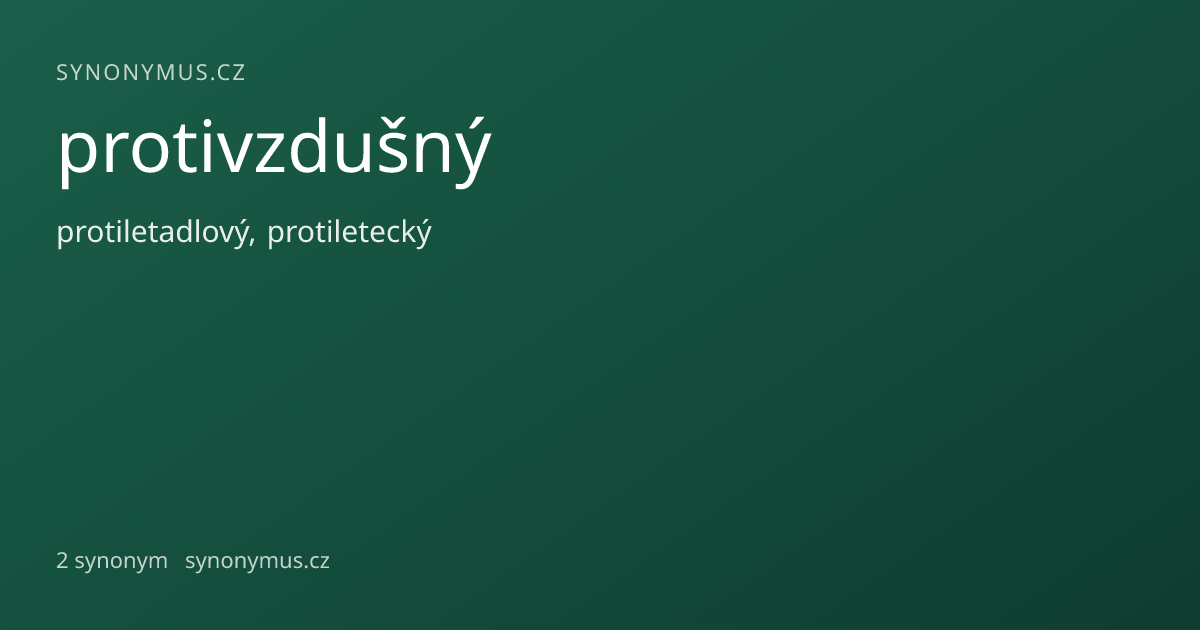 Náhled odkazu: protivzdušný