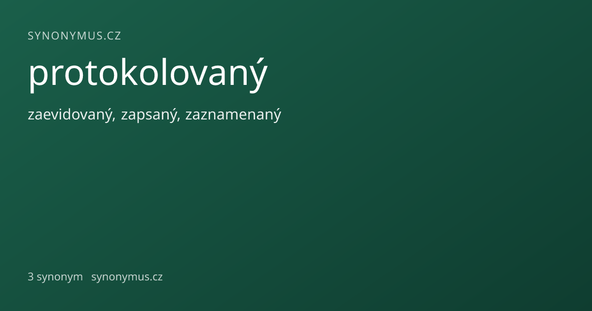 Náhled odkazu: protokolovaný