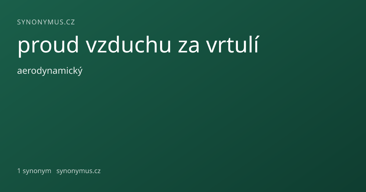 Náhled odkazu: proud vzduchu za vrtulí