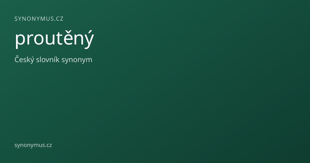 Náhled odkazu: proutěný