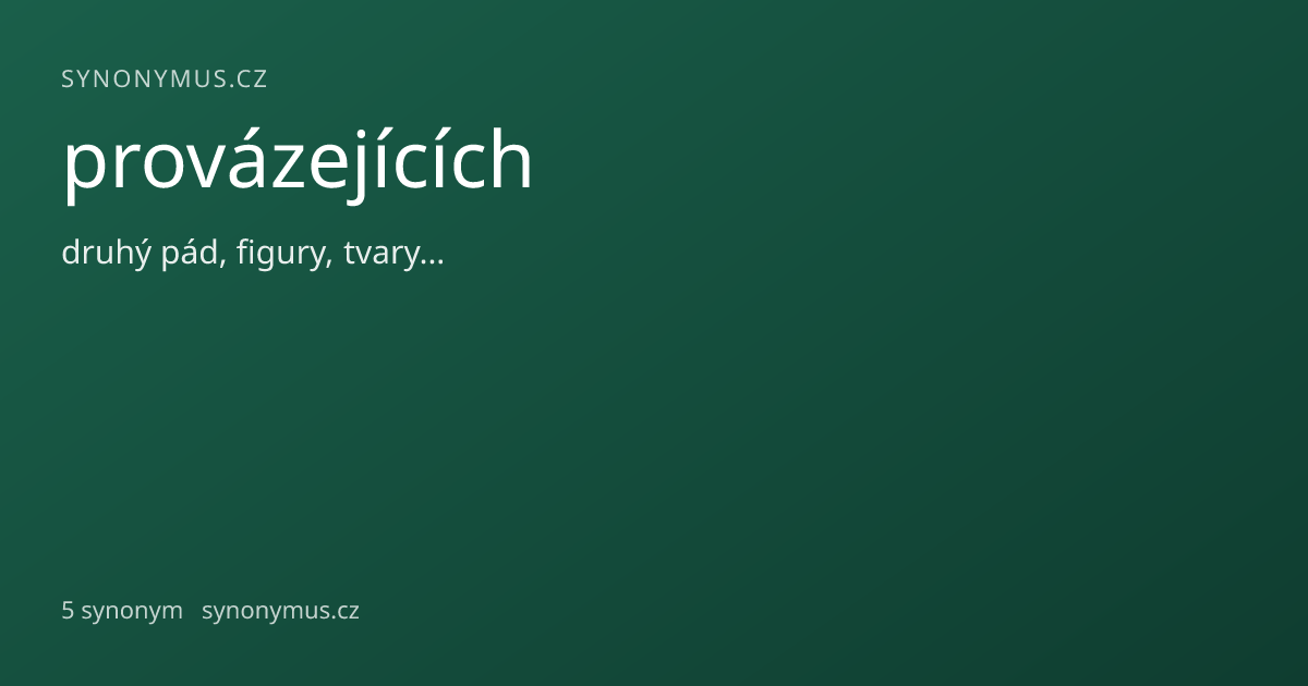 Náhled odkazu: provázejících