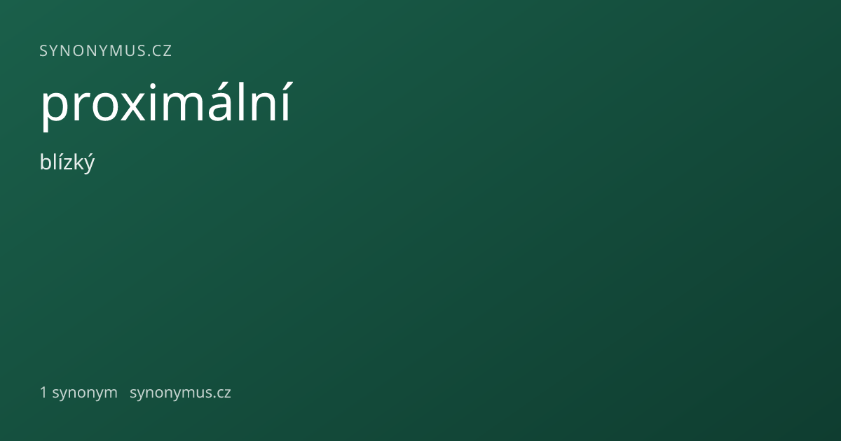 Náhled odkazu: proximální