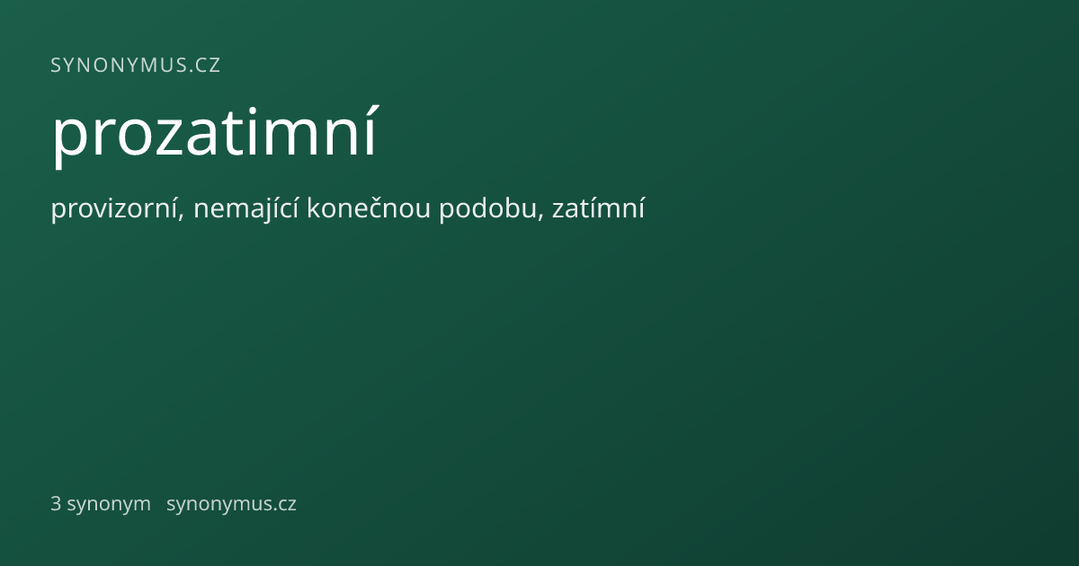 Náhled odkazu: prozatimní