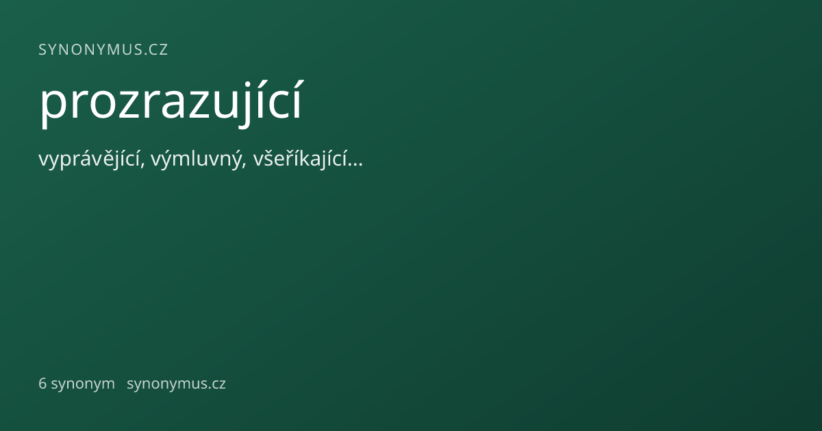 Náhled odkazu: prozrazující