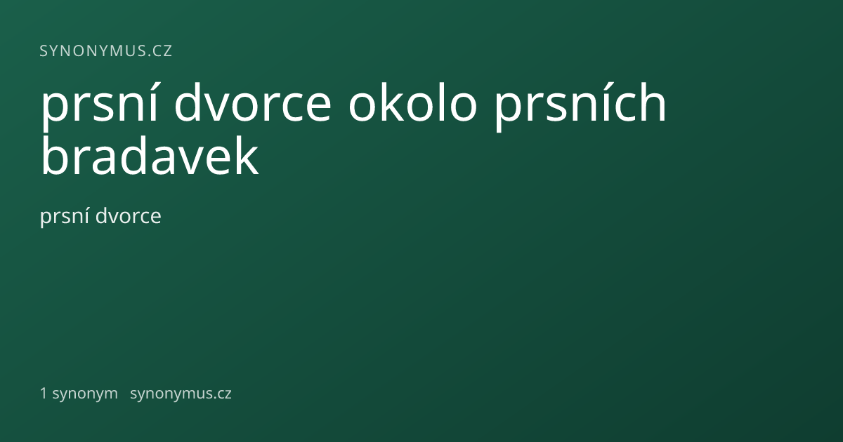 Náhled odkazu: prsní dvorce okolo prsních bradavek