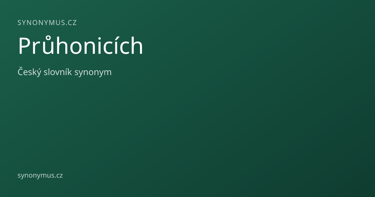 Náhled odkazu: Průhonicích
