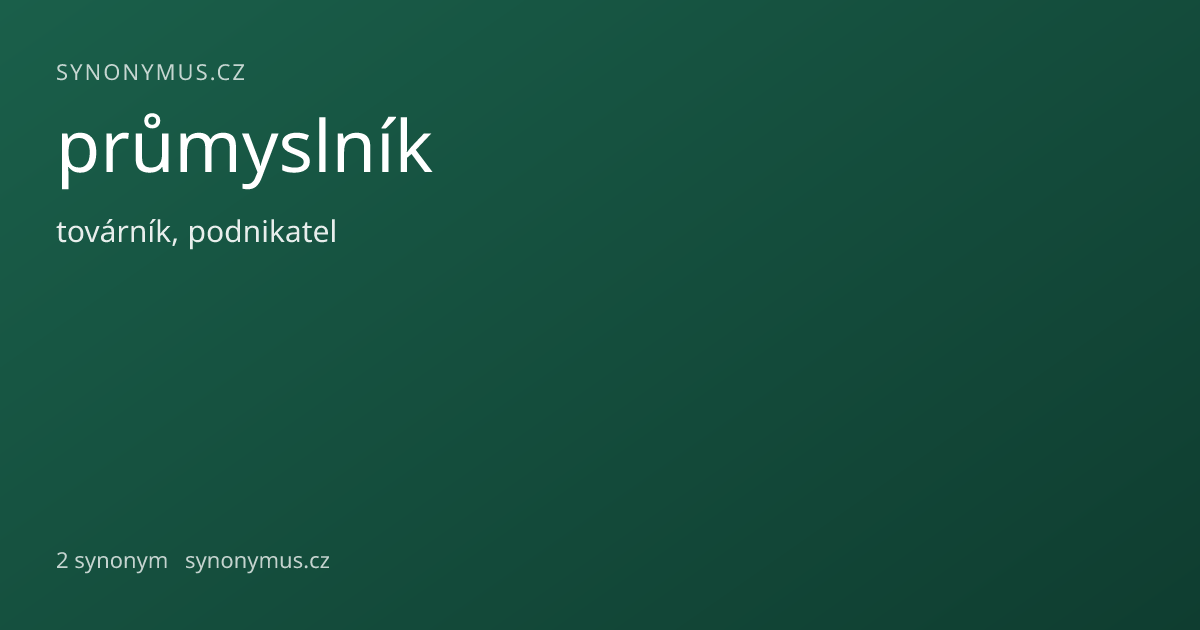 Náhled odkazu: průmyslník