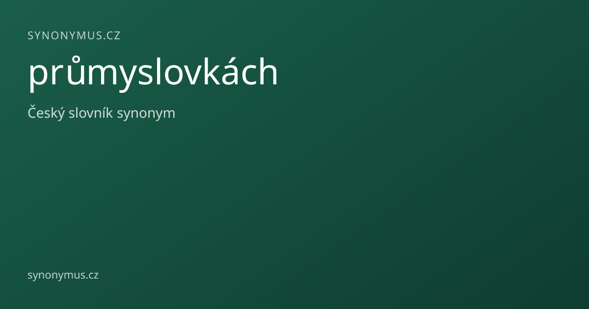Náhled odkazu: průmyslovkách