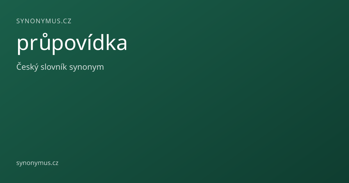 Náhled odkazu: průpovídka