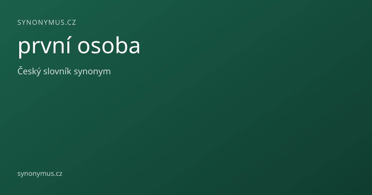 Náhled odkazu: první osoba