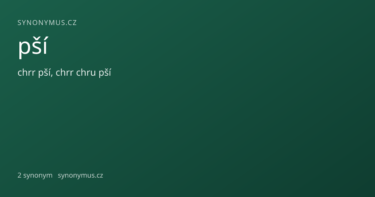 Náhled odkazu: pší