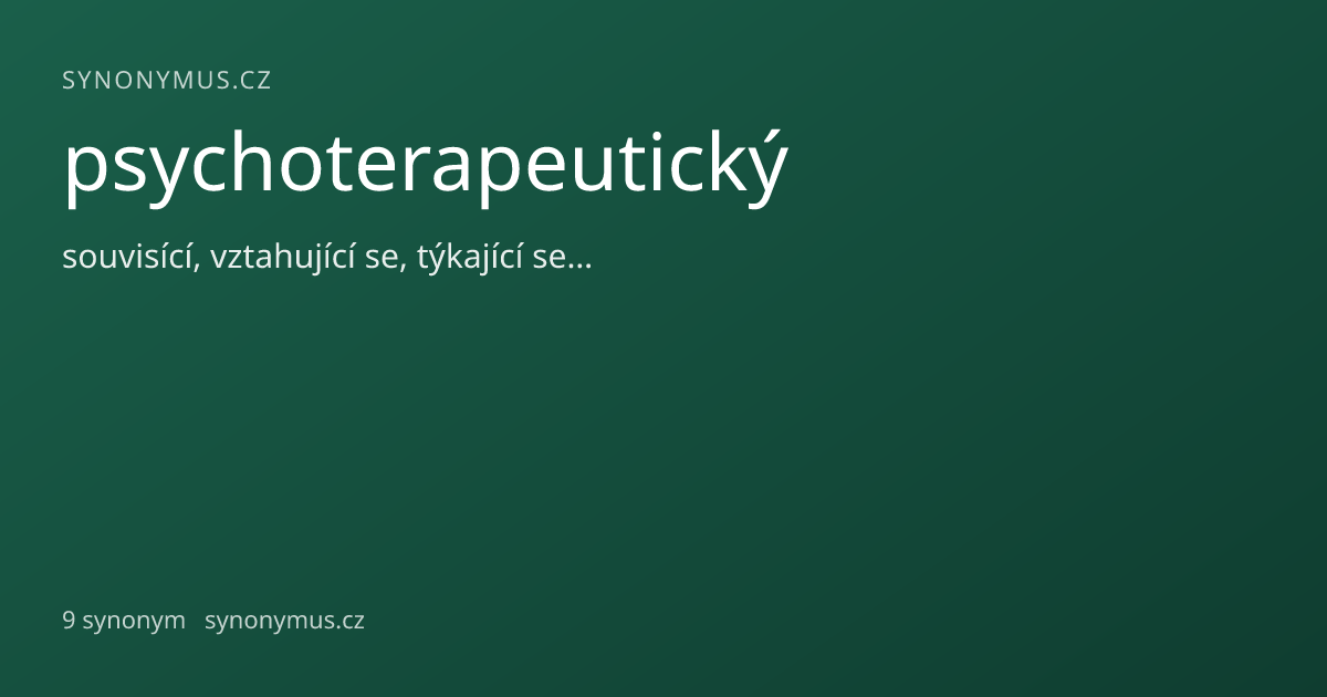 Náhled odkazu: psychoterapeutický