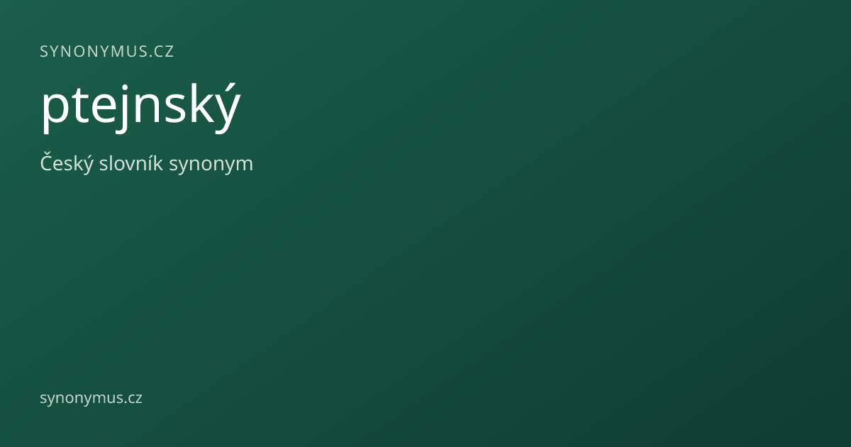 Náhled odkazu: ptejnský