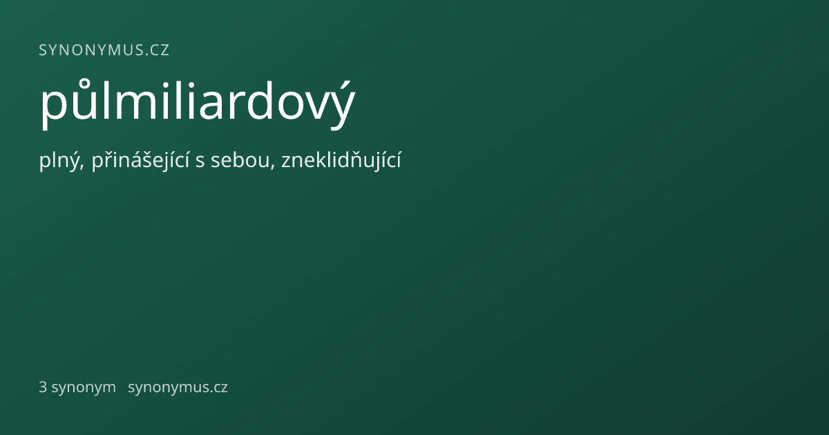 Náhled odkazu: půlmiliardový