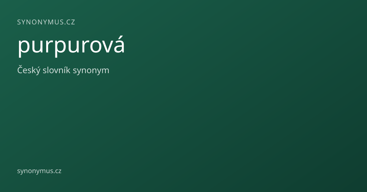 Náhled odkazu: purpurová