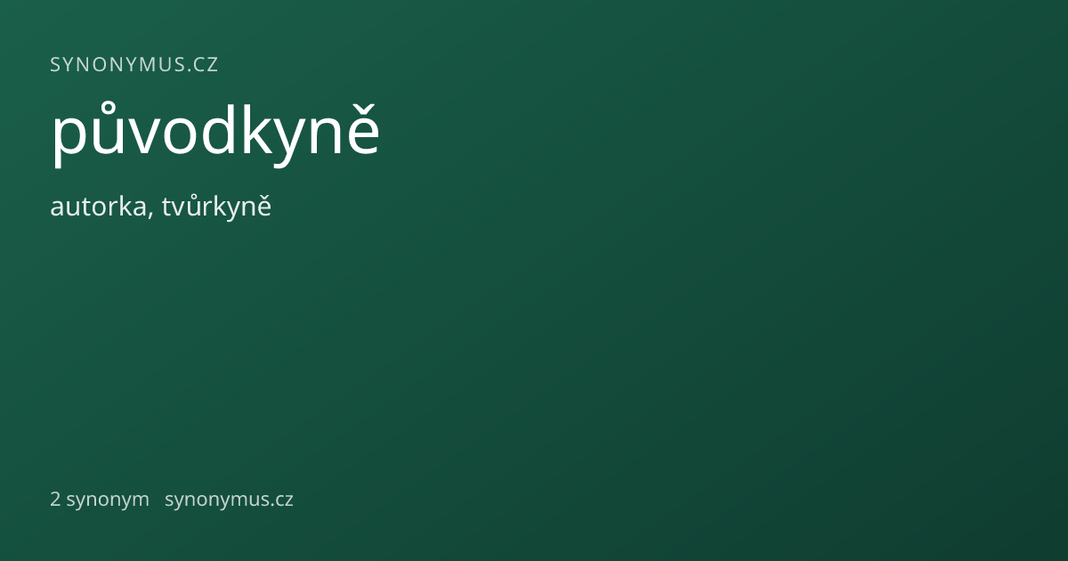 Náhled odkazu: původkyně