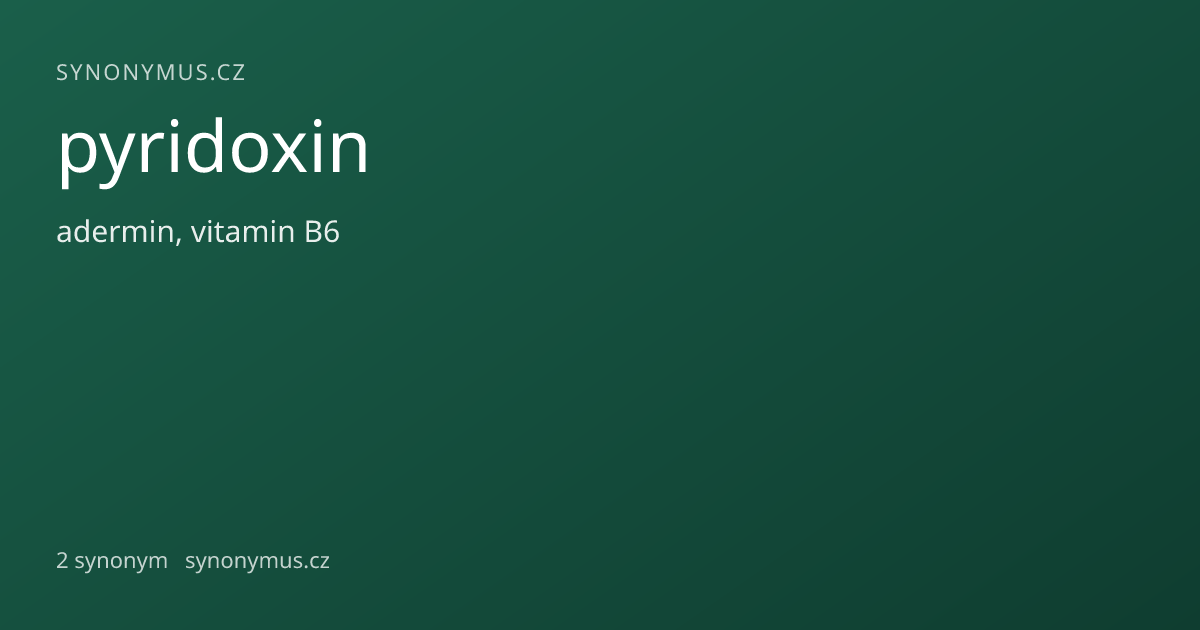 Náhled odkazu: pyridoxin