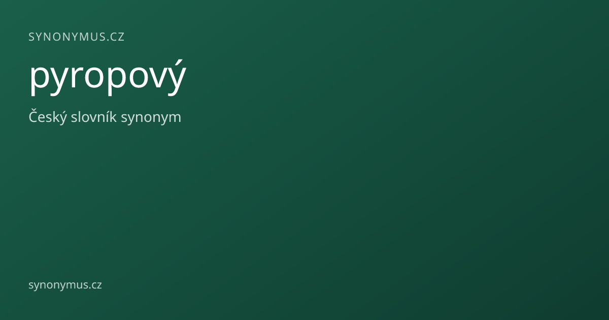 Náhled odkazu: pyropový