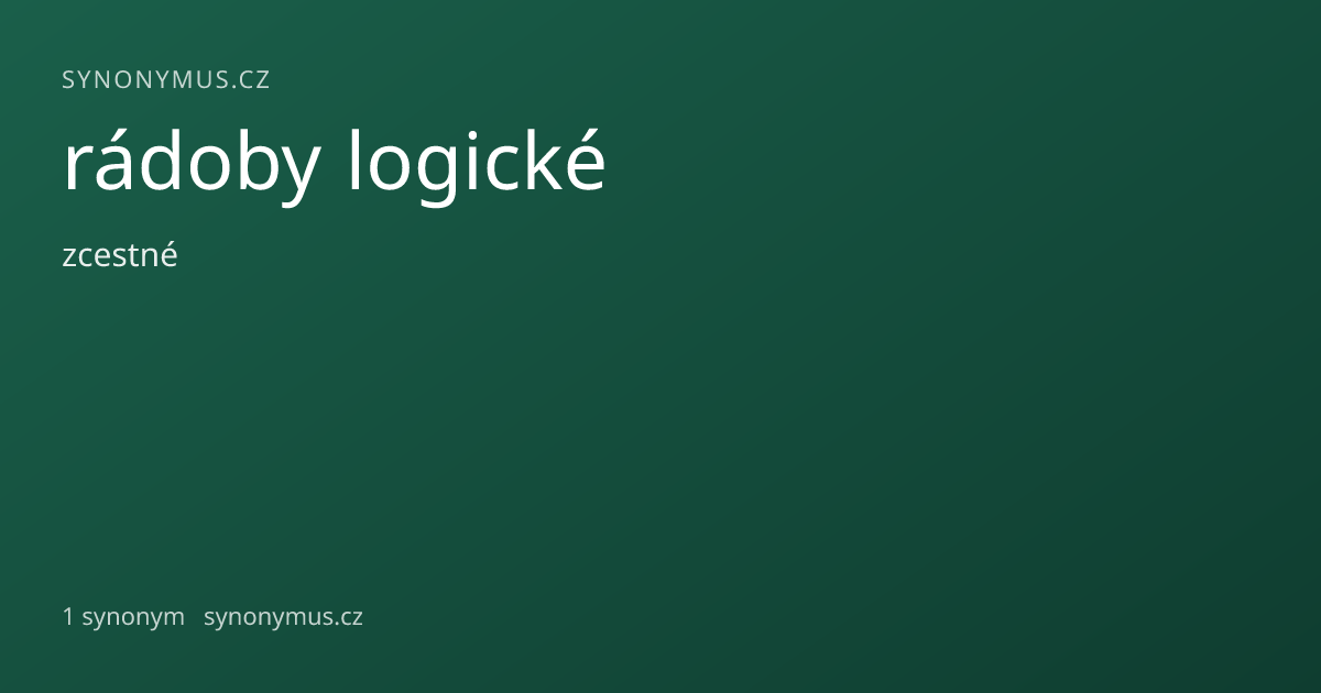 Náhled odkazu: rádoby logické