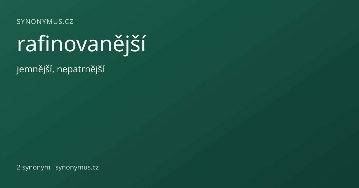 Náhled odkazu: rafinovanější