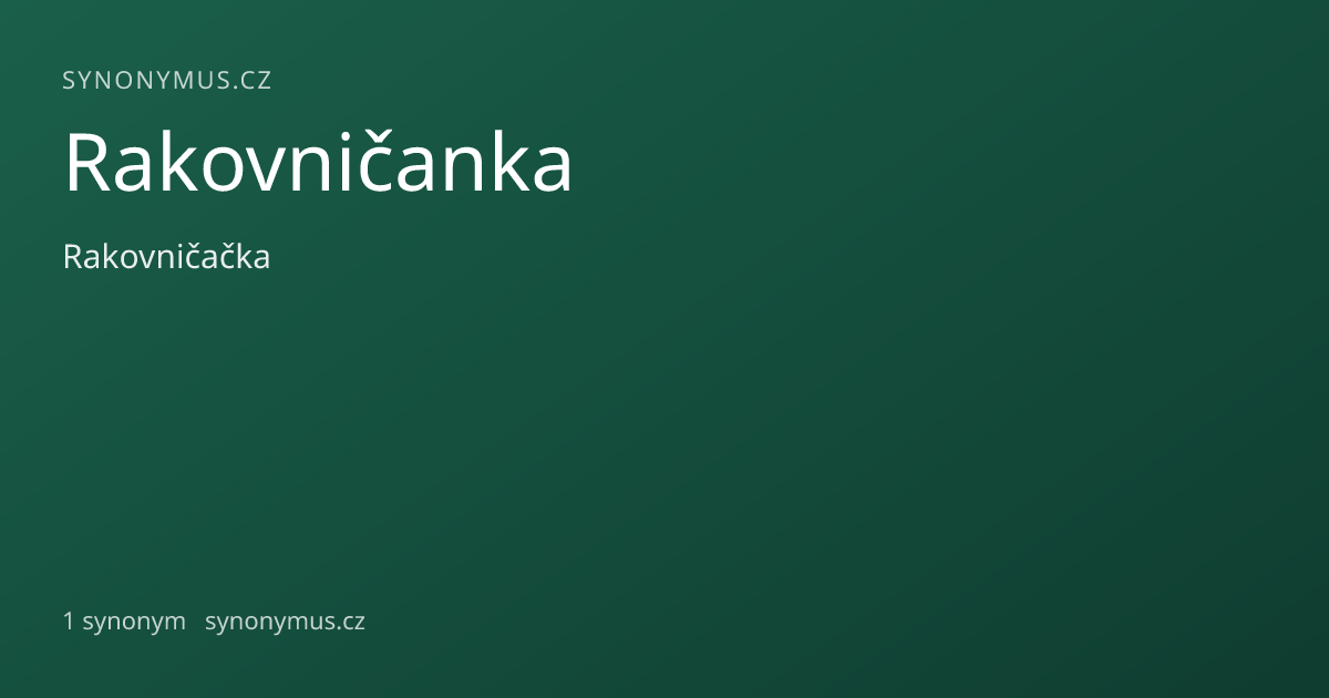 Náhled odkazu: Rakovničanka