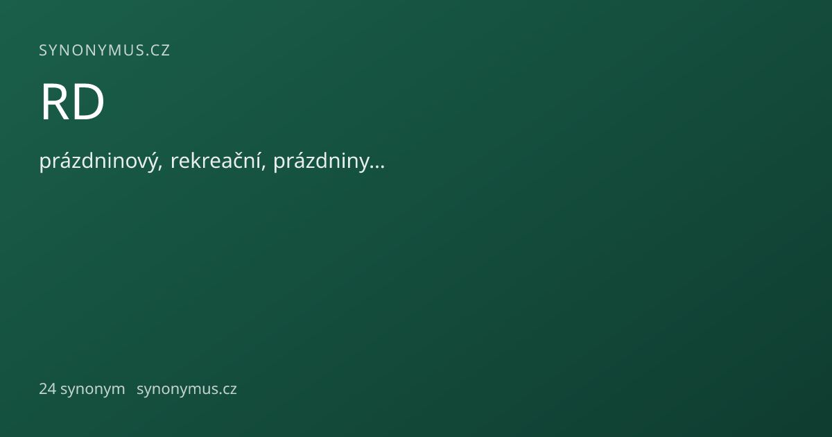 Náhled odkazu: RD