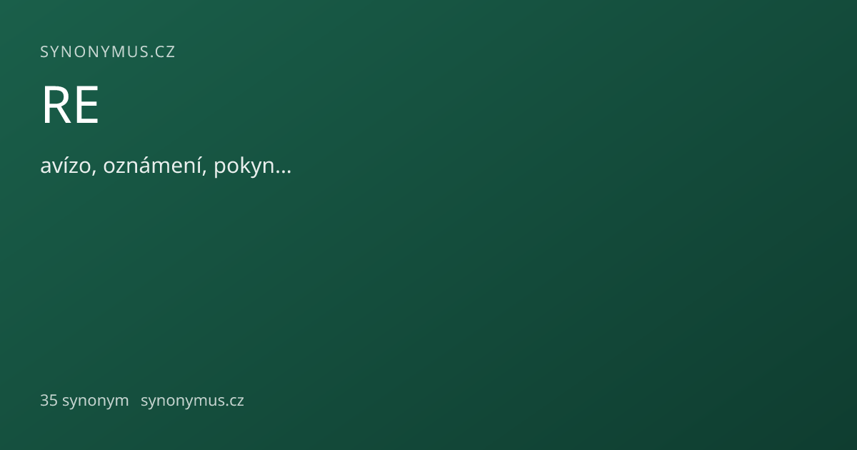Náhled odkazu: RE