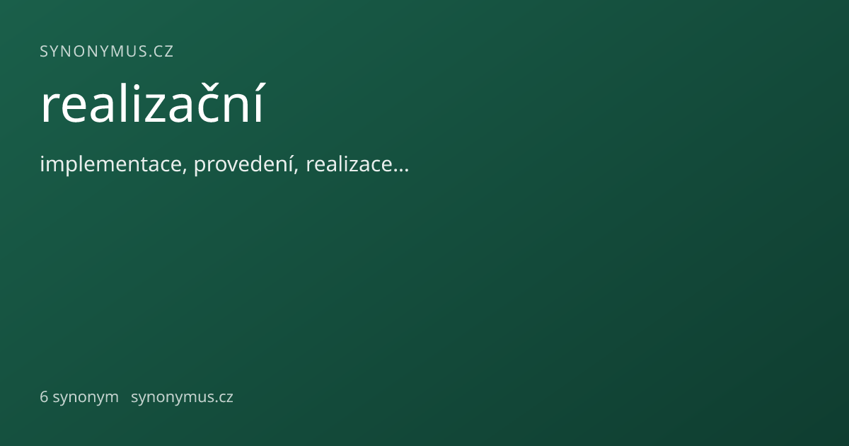 Náhled odkazu: realizační