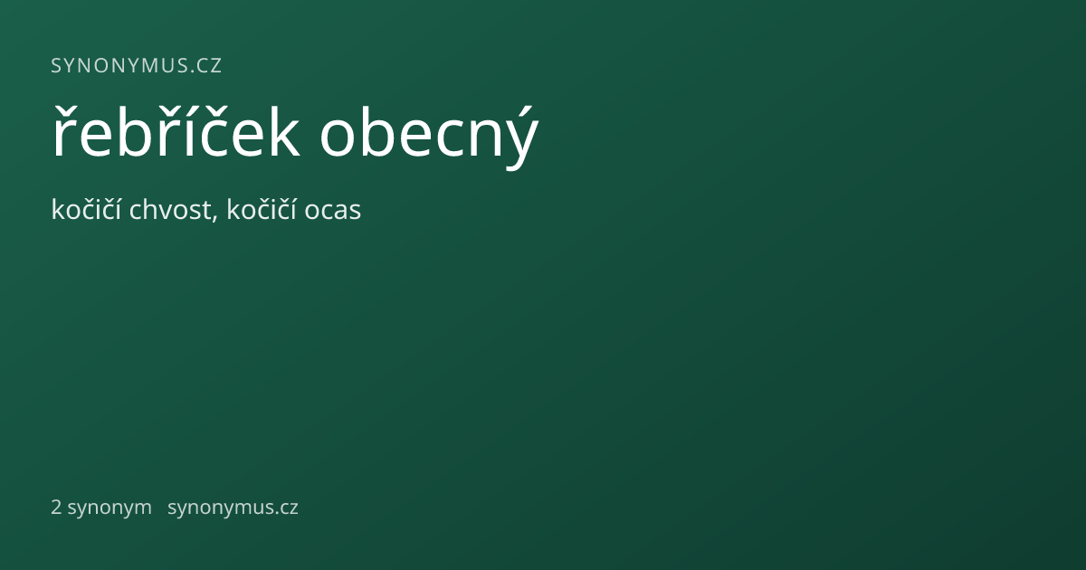 Náhled odkazu: řebříček obecný