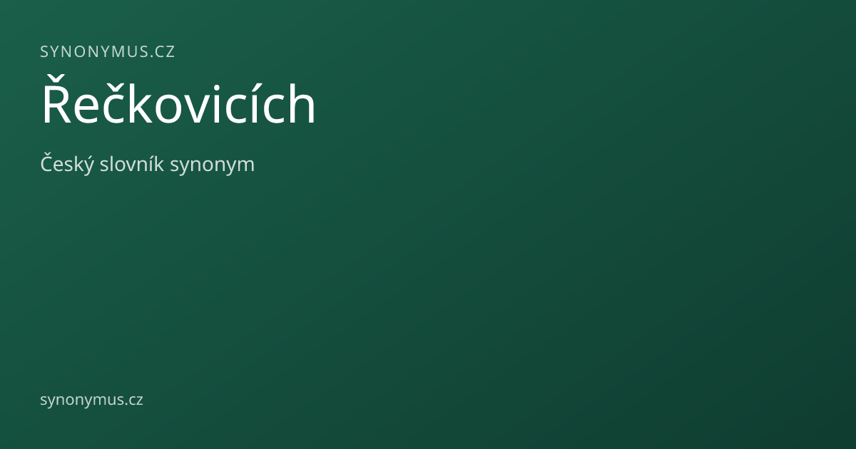 Náhled odkazu: Řečkovicích