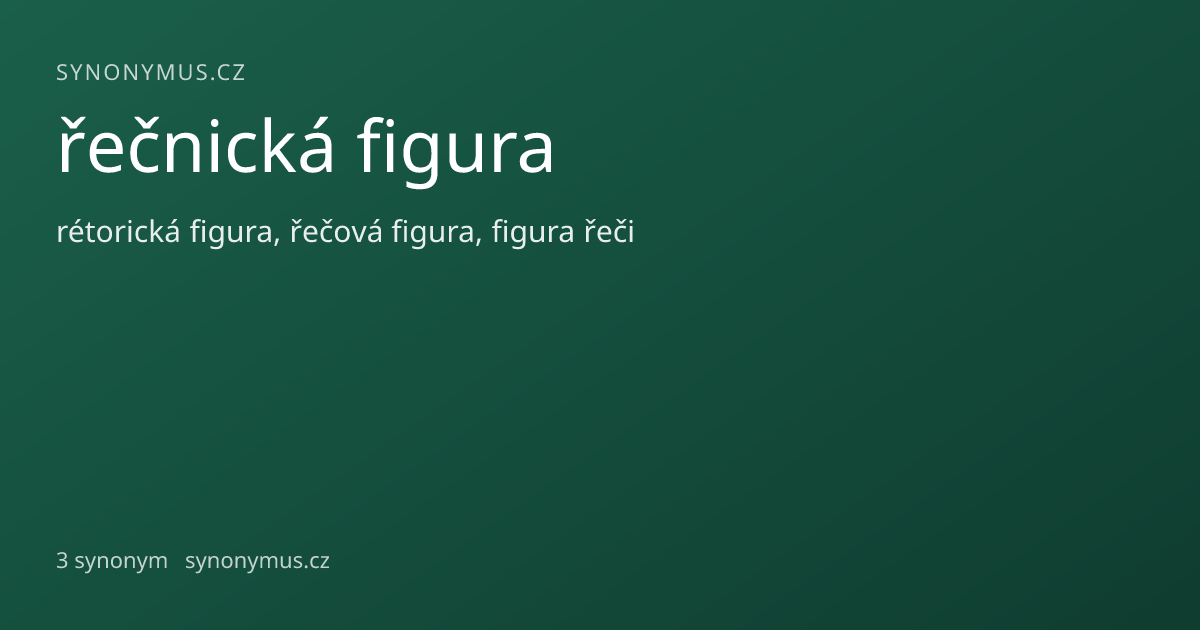 Náhled odkazu: řečnická figura