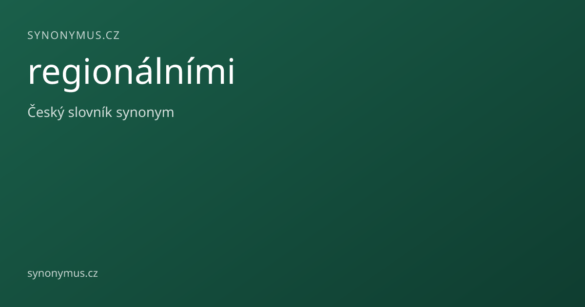 Náhled odkazu: regionálními