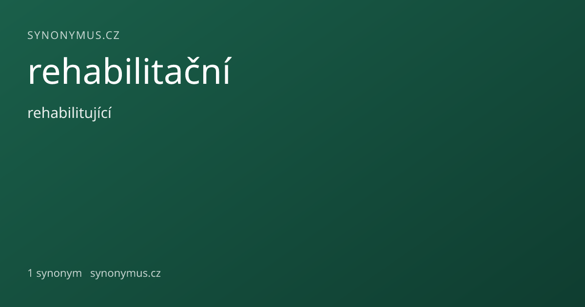 Náhled odkazu: rehabilitační
