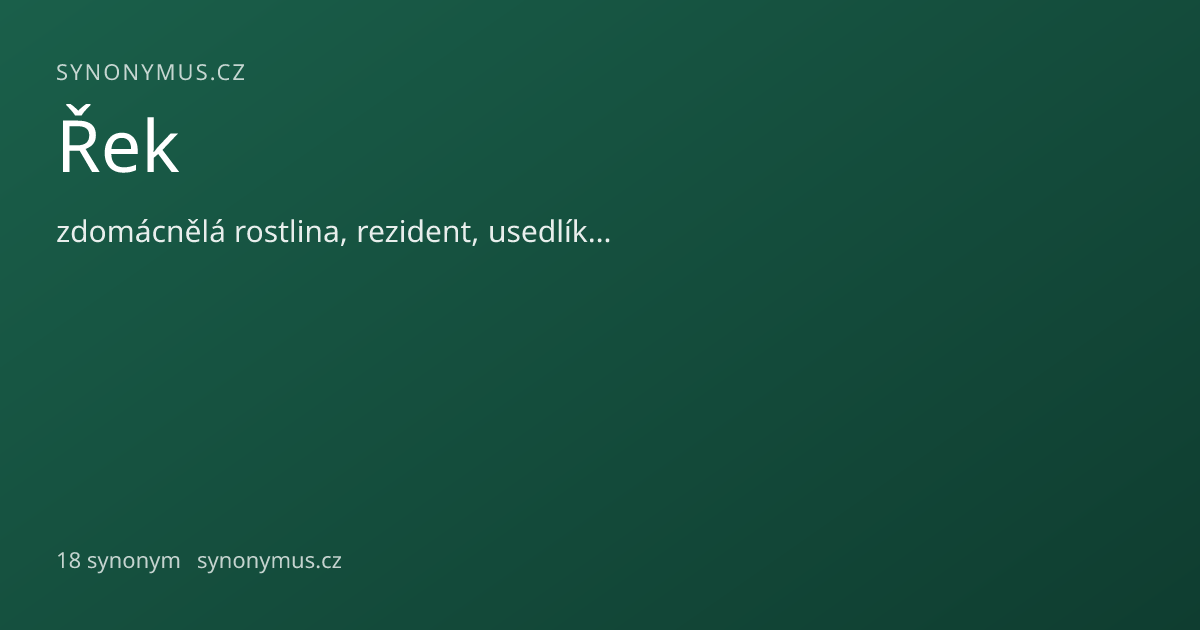 Náhled odkazu: Řek