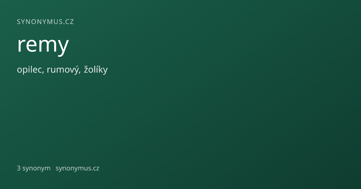 Náhled odkazu: remy