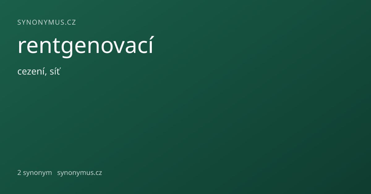 Náhled odkazu: rentgenovací