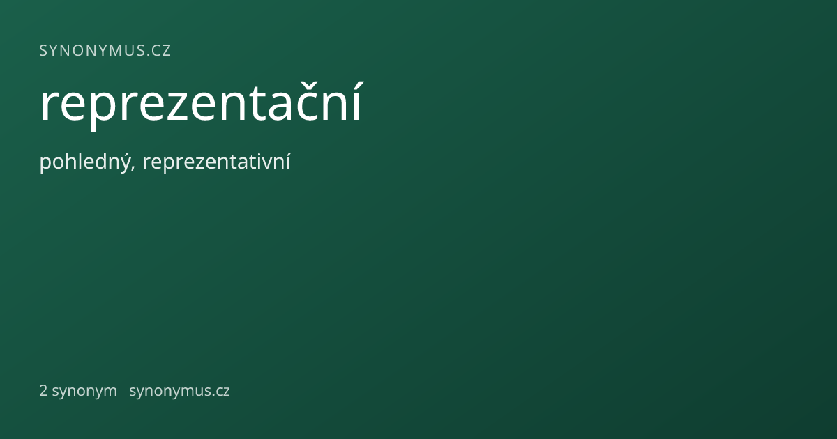 Náhled odkazu: reprezentační