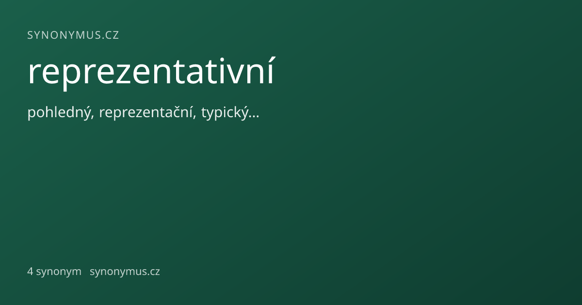 Náhled odkazu: reprezentativní