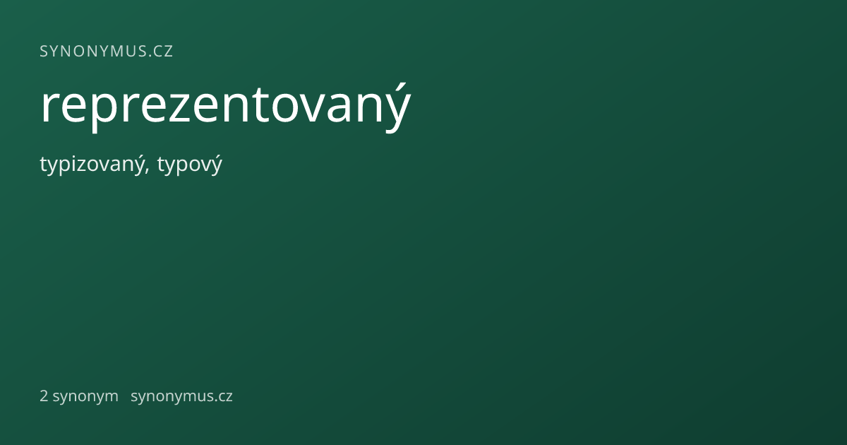 Náhled odkazu: reprezentovaný