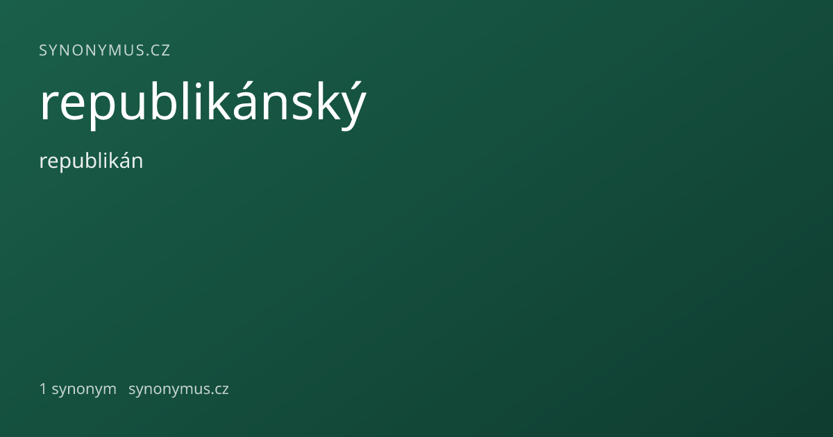Náhled odkazu: republikánský