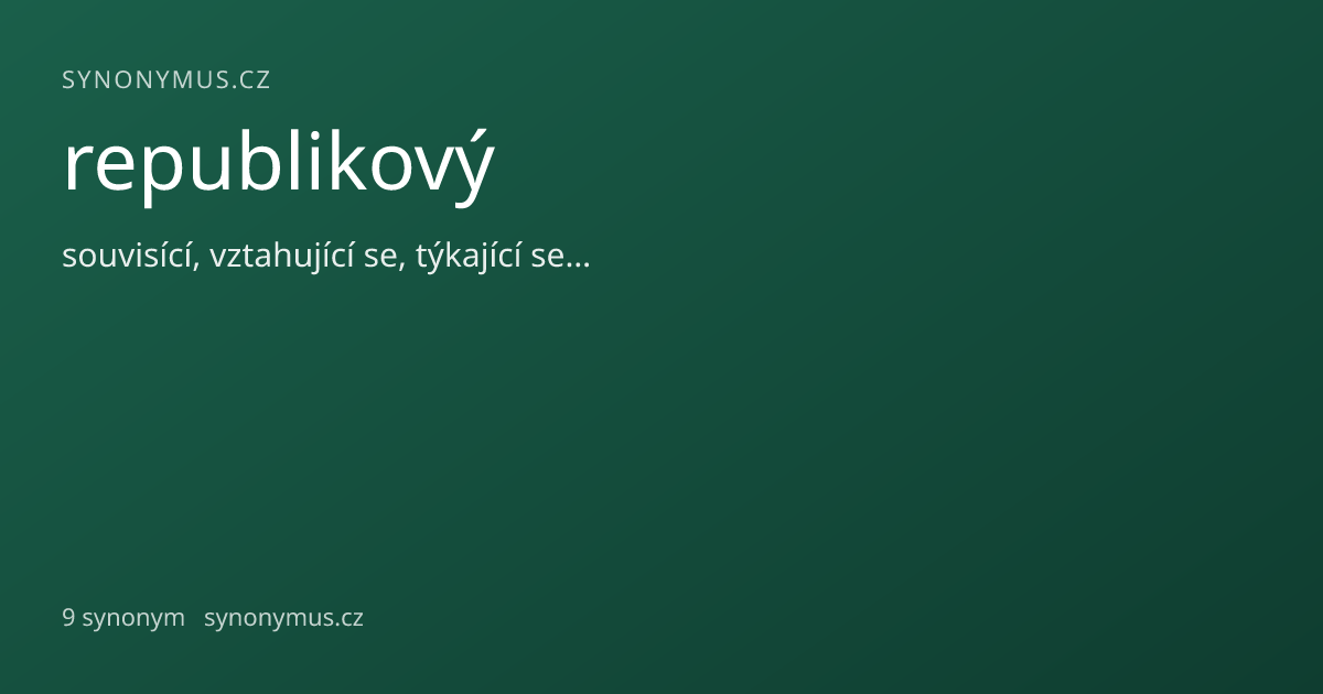 Náhled odkazu: republikový