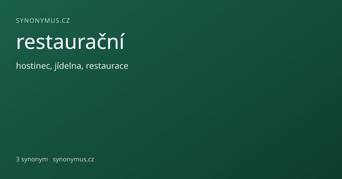 Náhled odkazu: restaurační